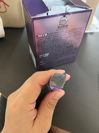 [유산균] 오마이락 프리미엄 포스트바이오틱스 30P — 5점을 준 리뷰어가 2022년 12월 올린 사용 사진