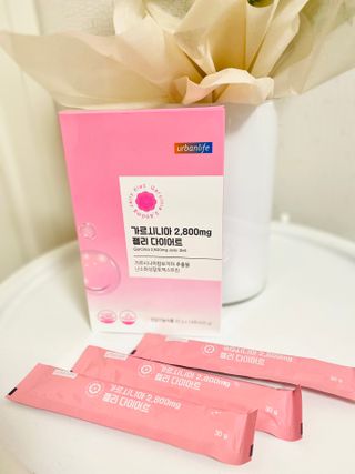 주식회사 얼굴반쪽 [얼굴반쪽 가르시니아 2,800mg] x 14포 1주 젤리 다이어트 보조제 체지방감소 — 4점을 준 리뷰어가 2021년 10월 올린 사용 사진