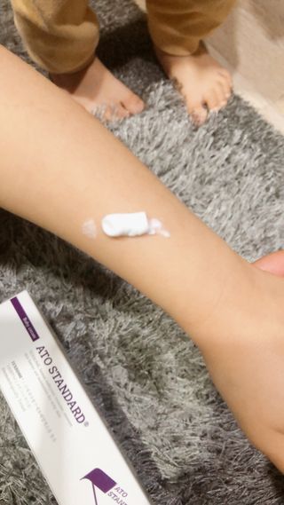 아토스탠다드 베이비크림 — 5점을 준 리뷰어가 2020년 12월 올린 사용 사진