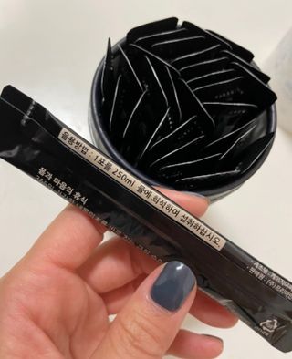 프리마인 자체 기업부설 연구소에서 찾아낸 건강한 수면의 비밀.  슬립토 플러스 30포 — 4점을 준 리뷰어가 2021년 12월 올린 사용 사진