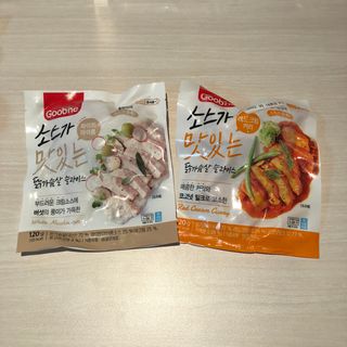 굽네몰 [굽네] 소스가 맛있는 닭가슴살 슬라이스 4종 — 5점을 준 리뷰어가 2021년 11월 올린 사용 사진