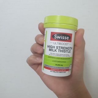 Swisse 스위스 고함량 밀크씨슬 35,000mg 60정 — 4점을 준 리뷰어가 2021년 11월 올린 사용 사진