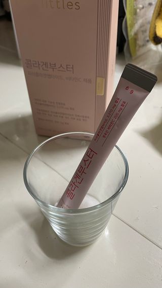 더리틀스 콜라겐부스터 — 5점을 준 리뷰어가 2022년 12월 올린 사용 사진