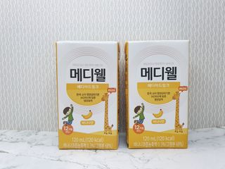 메디웰 페디아드링크 미니 바나나맛 — 5점을 준 리뷰어가 2022년 8월 올린 사용 사진