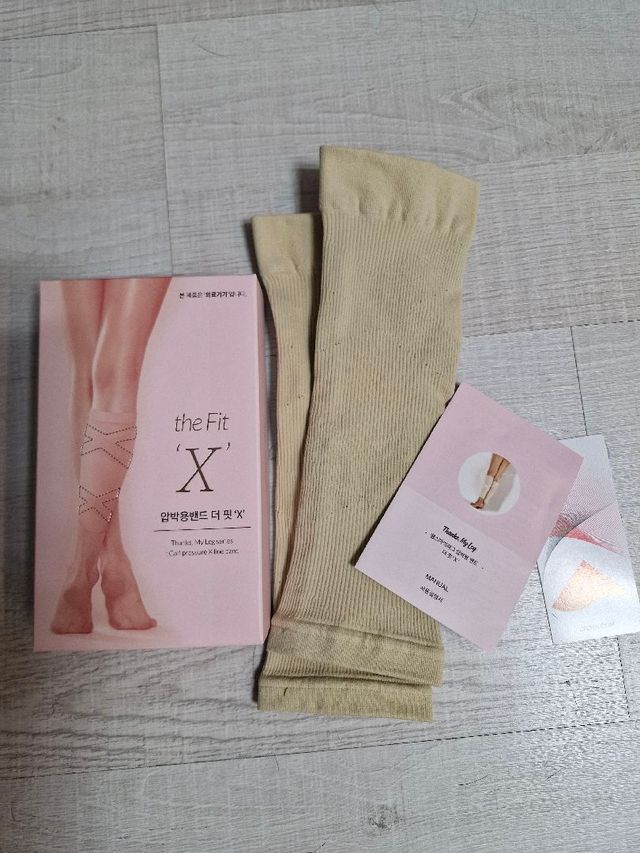 [구매평] 땡스마이레그 의료용 종아리압박밴드 다리붓기 혈액순환 압박스타킹 리뷰 사진