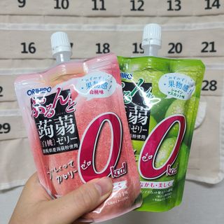 ORIHIRO 오리히로 곤약젤리 제로칼로리 130g 4종 4팩(맛별로 1팩씩) — 5점을 준 리뷰어가 2022년 12월 올린 사용 사진
