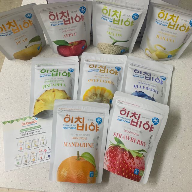 동결건조 과일칩 이치비야 9종 set 리뷰 사진