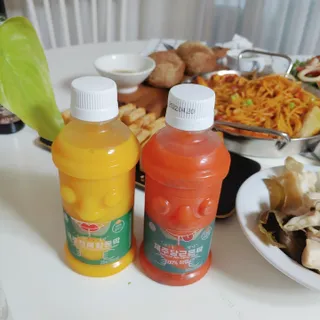 탐라원 제주의 맛, 몬딱주스 4종세트 - 한라봉몬딱주스, 천혜향몬딱주스, 청귤에이드, 당근몬딱주스 — 5점을 준 리뷰어가 2021년 8월 올린 사용 사진