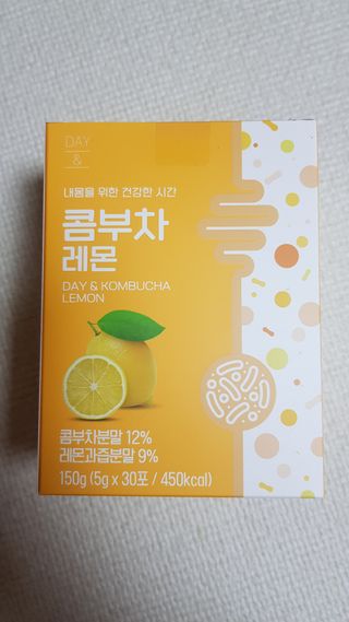 참앤들황토농원 7가지 맛! 탄산 톡톡! 스파클링! 데이앤 콤부차 7종 10포 1박스씩 ★총 7박스★ — 5점을 준 리뷰어가 2023년 2월 올린 사용 사진