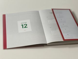 리훈 2023년 아이라이크 모눈 다이어리 미니달력 세트 — 5점을 준 리뷰어가 2022년 12월 올린 사용 사진