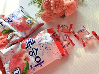 청포도캔디 복숭아캔디 — 5점을 준 리뷰어가 2022년 11월 올린 사용 사진