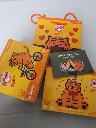 광동생활건강 [광동] 비타500데일리스틱  ★빼빼로데이★ 30포+70포+ 뚱랑이스티커+빼빼로+쇼핑백 — 5점을 준 리뷰어가 2022년 11월 올린 사용 사진