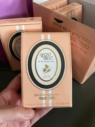 몽베스트 위드더 블랜딩 하우스 _복숭아 그린티 — 4.5점을 준 리뷰어가 2022년 12월 올린 사용 사진