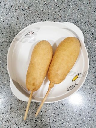 오마뎅 한우핫도그 — 5점을 준 리뷰어가 2021년 5월 올린 사용 사진