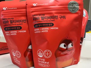 [푸름웰니스] 라바 멀티비타민 구미 36g — 5점을 준 리뷰어가 2022년 4월 올린 사용 사진