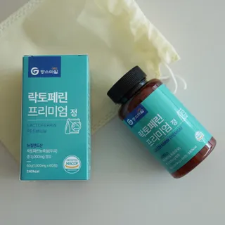 짱스마일 락토페린 프리미엄 정 1000ml x 60정 — 5점을 준 리뷰어가 2023년 1월 올린 사용 사진