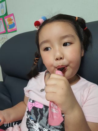[인디닥터] 면역 생생 핑크 이뮨 젤리 — 5점을 준 리뷰어가 2022년 6월 올린 사용 사진