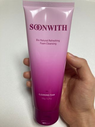 SOONWITH 바이오 내추럴 리프레싱 폼클렌징 — 4점을 준 리뷰어가 2021년 4월 올린 사용 사진