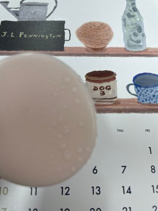 젤리팜 마이크로셀 실리콘퍼프 피치,오렌지 — 4.5점을 준 리뷰어가 2021년 11월 올린 사용 사진