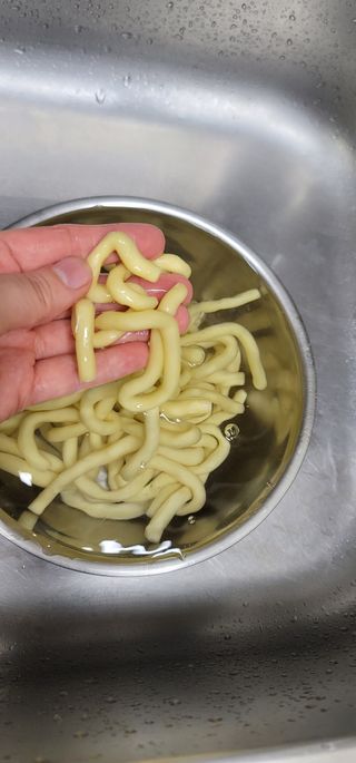 [푸딩팩토리] 로제누들떡볶이 500g / 까르보나라크림누들떡볶이 500g — 5점을 준 리뷰어가 2022년 7월 올린 사용 사진