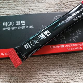 새롬바이오 리생 [미쾌변] 차전자피 식이섬유 건강기능식품 3팩 — 5점을 준 리뷰어가 2021년 7월 올린 사용 사진