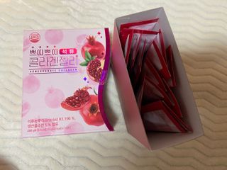 헬스업_쁘띠쁘띠석류콜라겐젤리_20g x 14포 — 4.5점을 준 리뷰어가 2021년 1월 올린 사용 사진