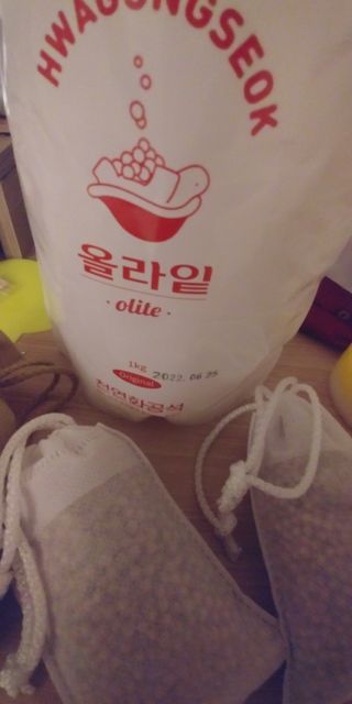 올라잍 천연화공석 — 5점을 준 리뷰어가 2022년 7월 올린 사용 사진