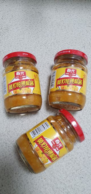 [유픽] 매콤한 한스푼, 하바네로 황등롱 칠리소스 3병 — 3점을 준 리뷰어가 2021년 2월 올린 사용 사진
