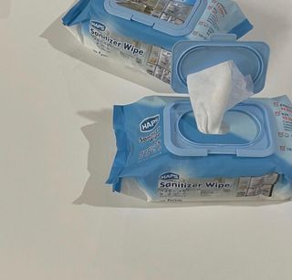 햅스 세균없는 주방 대형 2팩, HAPS sanitizer wipe — 5점을 준 리뷰어가 2022년 1월 올린 사용 사진