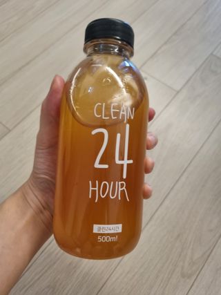 클린24시간 레드박스 1BOX(5포) + 전용보틀(500ml) — 5점을 준 리뷰어가 2024년 1월 올린 사용 사진