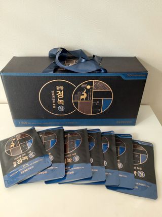 광동생활건강 [광동] 바르게 만든 녹용, 광동정녹청 30포. — 5점을 준 리뷰어가 2022년 1월 올린 사용 사진