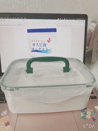 하나마이 [BEST 판매율 1위] 카스피해 유산균 종균_발효기가 필요없이 간편하게 만들어 먹는 요거트 생유산균 — 4.5점을 준 리뷰어가 2023년 3월 올린 사용 사진