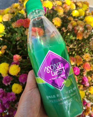 몽베스트 Montbest with Sparkling water Lime20병 — 5점을 준 리뷰어가 2021년 10월 올린 사용 사진