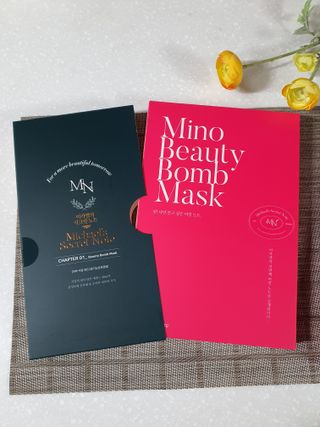 미카엘의 시크릿 노트 Chapter 1. 뷰티 밤 마스크 2box(1box,5매) — 5점을 준 리뷰어가 2022년 11월 올린 사용 사진