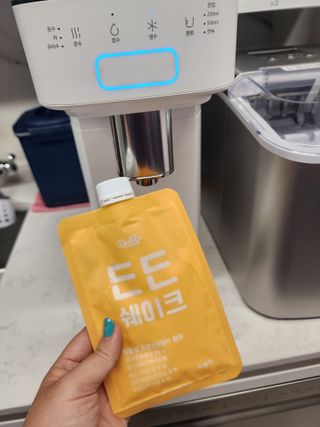 [덜다] 든든 식물성 단백질 쉐이크 40g X 7입 (곡물/딸기) — 5점을 준 리뷰어가 2023년 8월 올린 사용 사진