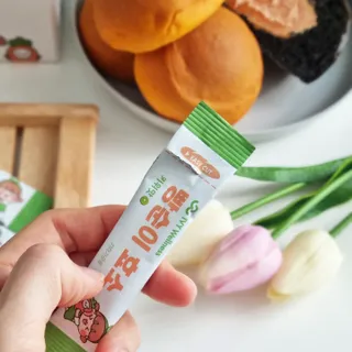 아이비웰니스 빵순이 식탁 위의 필수템! 빵순이 효소 키위맛 100포 + 석류맛 14포 (총 114포) — 5점을 준 리뷰어가 2023년 1월 올린 사용 사진