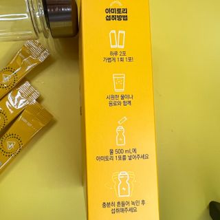 주식회사 씨크릿비에프랩 마시는 아미노산 아미토리 열대과일맛 14포 [1포, 5g / 보틀증정] — 5점을 준 리뷰어가 2022년 12월 올린 사용 사진