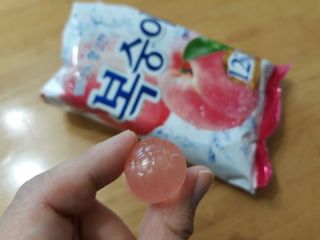 청포도캔디 복숭아캔디 — 4점을 준 리뷰어가 2022년 11월 올린 사용 사진