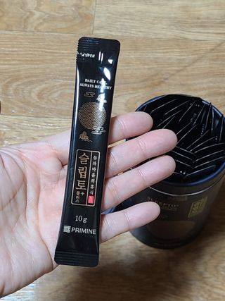 프리마인 자체 기업부설 연구소에서 찾아낸 건강한 수면의 비밀.  슬립토 플러스 30포 — 5점을 준 리뷰어가 2023년 1월 올린 사용 사진