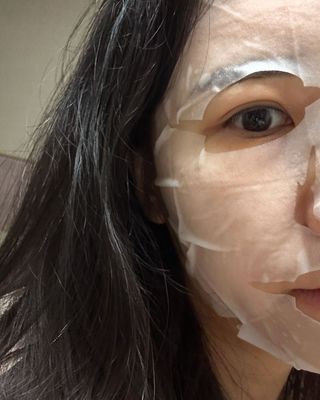 바노바기 코스메틱 바노바기 디엑스 마스크 — 5점을 준 리뷰어가 2024년 6월 올린 사용 사진
