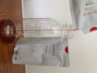 클린24시간 1BOX(5포) + 전용보틀(500ml) — 5점을 준 리뷰어가 2023년 4월 올린 사용 사진