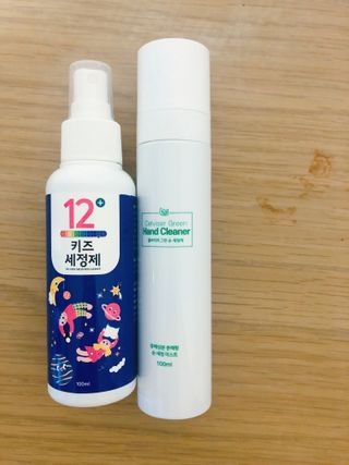 셀바이져 항균 스프레이 핸드워시 + 키즈세정제 SET — 3.5점을 준 리뷰어가 2021년 2월 올린 사용 사진