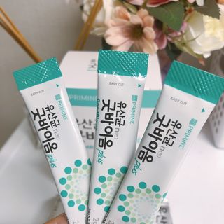 프리마인 유산균 국가지정연구소 선정, 살아있는 생유산균 200억 마리의 힘. 유산균n굿바이옴플러스 — 5점을 준 리뷰어가 2021년 9월 올린 사용 사진