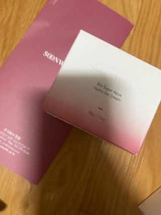 SOONWITH 바이오 수퍼 아쿠아 하이드로 젤 크림 — 5점을 준 리뷰어가 2021년 3월 올린 사용 사진