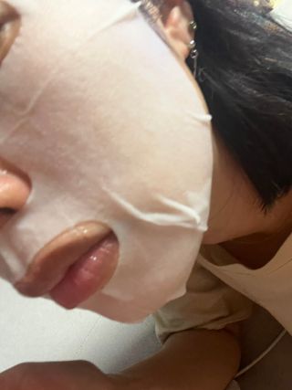 바노바기 코스메틱 바노바기 인젝션 마스크 (10매입) — 5점을 준 리뷰어가 2023년 6월 올린 사용 사진
