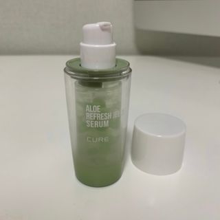 김정문알로에 큐어 큐어 알로에 리프레쉬 젤리 세럼, 큐어 알로에 하이드로 젤리 크림 — 5점을 준 리뷰어가 2021년 2월 올린 사용 사진