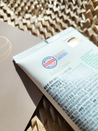 mom e 맘이 내추럴 베이비 케어 크림+바디오일 — 5점을 준 리뷰어가 2021년 1월 올린 사용 사진