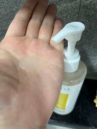 랑벨 내츄럴 딥 포어 클렌저 210ml (저자극 약산성 천연 클렌징 젤) — 5점을 준 리뷰어가 2022년 3월 올린 사용 사진
