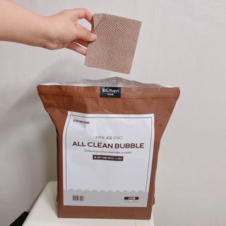 블뤼엔 일회용 수세미 — 4.5점을 준 리뷰어가 2021년 4월 올린 사용 사진