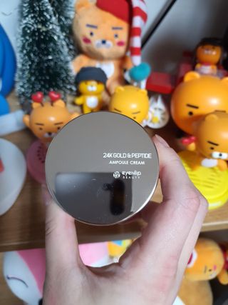 아이앤립 / EYENLIP 아이앤립 24K 골드 N 펩타이드 앰플 크림 — 3점을 준 리뷰어가 2021년 3월 올린 사용 사진